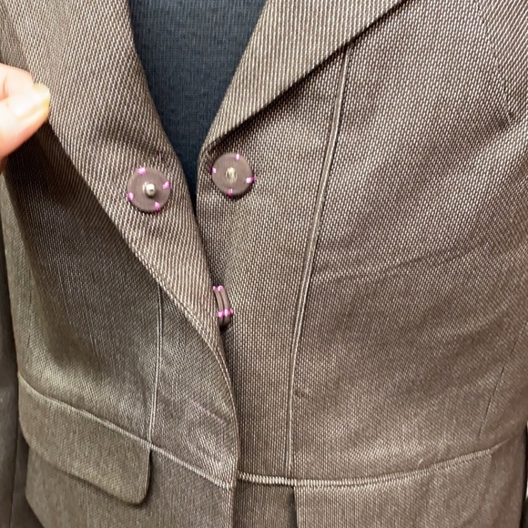 Sigrid Olsen Brown Speckled With Pink Accents - Picture 3 of 7